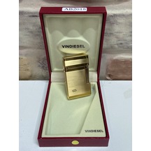 Vindiesel Marka Sarı Renk D Armalı İsme Özel Çakmak