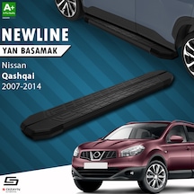 S-dizayn Nissan Qashqai Newline Siyah Yan Basamak 173 Cm 2007-201