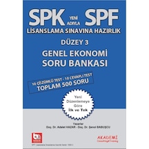 Spk Genel Ekonomi Soru Bankası Adalet Hazar . Şenol Babuşcu