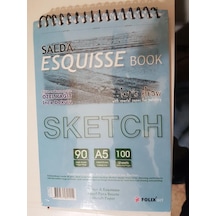 Sketchbook Salda A5 Spiralli 90 G Salda 100 Yaprak Eskiz Defteri