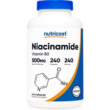 Nutricost Niacinamide Vitamin B3 500mg, 240 Capsules - Non-gmo, Gluten Free, Flush Free Vitamin B3 Aromasız Nutricost Niacinamide Vitamin B3 500mg, 240 Capsules - Non-gmo, Gluten Free, Flush Free Vitamin B3 Aromasız