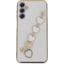 Samsung Uyumlu Galaxy A24 4g Kılıf Esila Silikon Beyaz/ Samsung Uyumlu Galaxy A24 4g Kılıf Esila Silikon Beyaz/