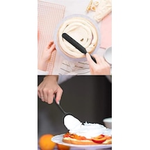 Silikon Spatula Takım Yanmaz Yapışmaz Mutfak Pasta Silikon Yumurta Fırçası Kaşık Bıçak Spatula Seti 0