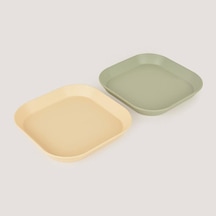 Lc Kare Tabak 2'li Sage Green - Vanillia 2 Adet