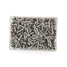 500 Adet 2,50mm² Kablo Yüksüğü Bakır Gri Yüksük