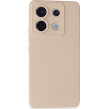 Newface Xiaomi Redmi Note 13 Pro 5g Kılıf Nano İçi Kadife Silikon - Pudra pudra