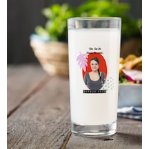 Kişiye Özel İsimli Fotoğraflı Rakı Bardağı-2