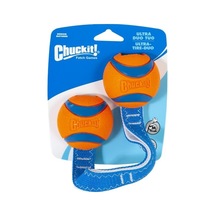 Chuckit! Ultra Duo Tug Çekiştirme Köpek Oyun Topu M 2'li 6.4 CM