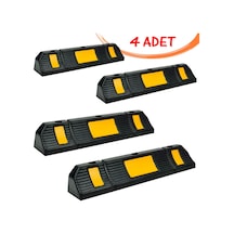 Kauçuk Otopark Malzemeleri Kauçuk Otopark Stoperi Araç Durdurucu 60 Cm 4 Adet