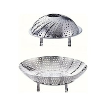 Dashanshop Silvery Paslanmaz Çelik Katlanır Buharlık Fırın Airfryer Izgara Sebze Meyve Pişirme Dashanshop Silvery Paslanmaz Çelik Katlanır Buharlık Fırın Airfryer Izgara Sebze Meyve Pişirme