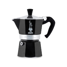 Bialetti - Moka Express Siyah: 3 Cups Ocak Üstü Espresso Pişirici