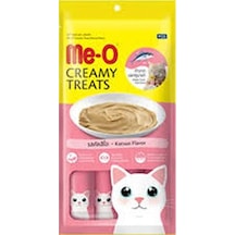Me-O Creamy Treats Çizgili Orkinos Balıklı Sıvı Kedi ödül Maması 4 x 15 G