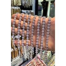 Zirkon Taşlı Pırlanta İşçiliğine Sahip Beyaz Renk Bileklikler 99528949