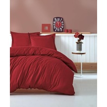 Çift Kişilik Saten Nev Takımı Elegante Stripe Bordo Renkli