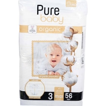 5 Adet Pure Baby Medium Jumbo 2li 3 No 56lı 1 Numara