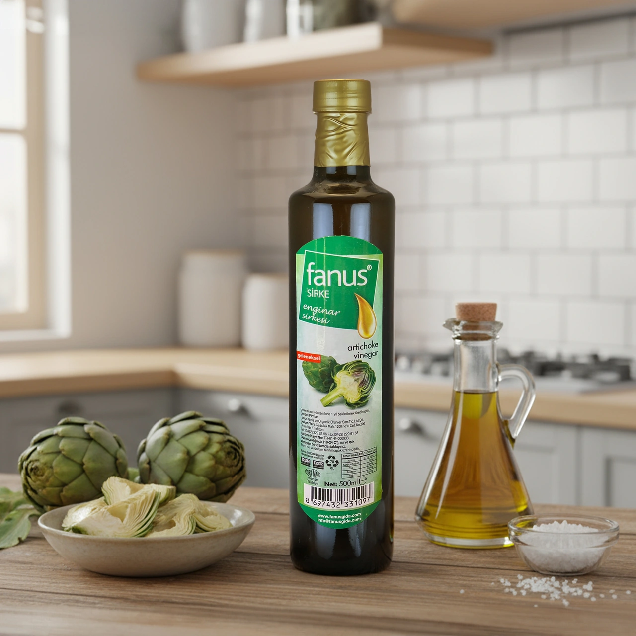 Fanus Enginar Sirkesi 500 G