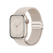 Watch 38mm Nvth Krd-134 Örgü Tasarımlı Hasır Kordon Strap Kayış - Mor