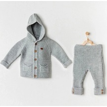 Andy Wawa 2li Takım Triko Gri Melanj-10079 Gri Andy Wawa 2li Takım Triko Gri Melanj-10079 Gri