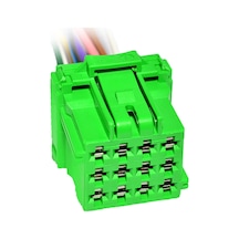 Soket 12 Kablo Jpt 12 Li Dişi Connector Yeşil Mercedes Kamyon Otobüs