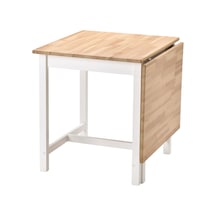 Pınntorp Katlanır Mutfak Masası, Açık Kahverengi-beyaz, 2-4 Kişilik, Katlanabilir, 67/124x75 Cm