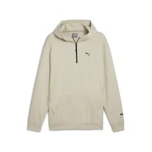 Puma Rad/cal Hooded Half-zip Bej Erkek Sweatshirt