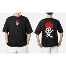 WEDDAY Naruto Gaara Kanji Oversize Pamuklu T-shirt  WEDS14