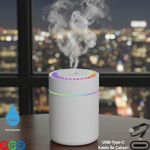 180ml Rgb Işıklı Süper Sessiz Type-c Mini Hava Nemlendirici & Aroma Difüzör