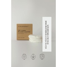 Reusable 100% Organic Cotton Cleansing Pads 3 Pieces İn 1 Makyaj Temizleme Pamuğu