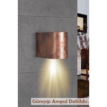 Tek Yönlü Dekoratif İç Dış Mekan Aplik Eskitme Gün Işığı