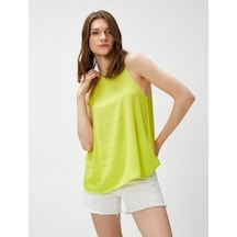 Koton Basic Atlet Kolsuz Halter Yaka Sarı 3sak30023pw 3SAK30023PW152