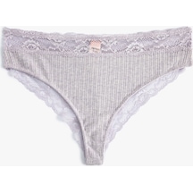 Koton Brazilian Külot Dantelli Fitilli Lila 4slk30147mk 4SLK30147MK358 Lila