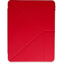 Newface Xiaomi Pad 6 Kılıf Kalemlikli Mars Tablet Kılıfı - Kırmızı
