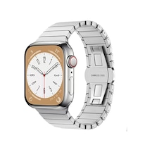 Newface Apple Watch 38mm Kr413 Fine Steel Kordon - Gümüş