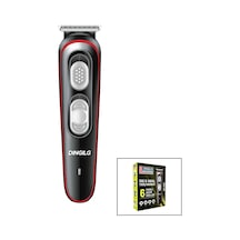 Saç - Sakal Kesme Traş Makinesi 6 Farklı Kesim Usb Şarjlı 2 Kademe Bıçak Ayarı Rd-055 Go-53-vice 00496