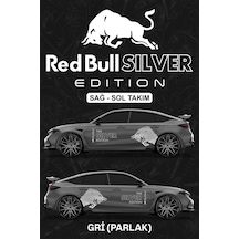 Red Bull Sılver Edıtıon Sticker - Yan Gövde Kaplama Seti Gri Parlak - 864968024
