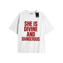 Flood Of Style Beyaz Oversize T-shirt Sheıs Özel Tasarım