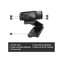 LOGİTECH C920 HD PRO WEBCAM-SİYAH 960-001055