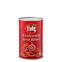 Fide Közlenmiş Biber Şerit Kesim 5/1 Teneke