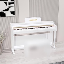 Cremonia 58808 Wh Dijital Piyano 88 Tuşlu Ağırlıklı Klavye - Beyaz