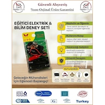 Trendhomm Okul Deney Seti - Elektrik Devre Ve Ampul Deney Seti