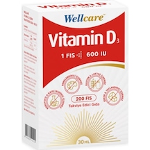 Wellcare Vitamin D3 600 IU 30 ML
