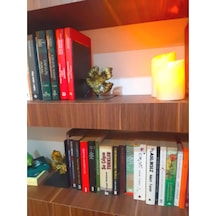 Siyah Dekoratif Metal Kitap Tutacağı Seti/Organizer