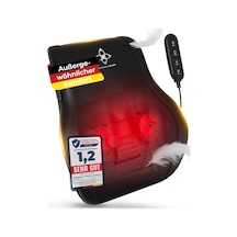 Massagewerk Shiatsu Sırt Ve Boyun Masajı Isı Fonksiyonlu Elektrikli Boyun Masajı Ergonomik, Kas Gerginliğini Ve Ağrıyı Gidermek İçin İdeal Gri