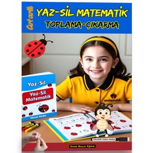 Cırt Cırtlı Matematik Toplama-çıkarma Yaz-sil Kitabı