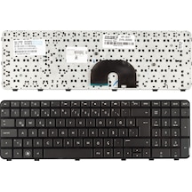 HP Uyumlu Pavilion Dv6-6B03Et, Dv6-6B04St Notebook Klavye (Siyah Tr) Siyah - Çerçeveli