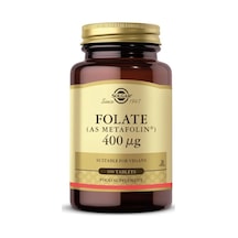 Solgar Folate Metafolin 400 Mcg 100 Tablet