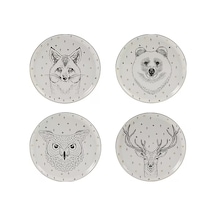 Porland Forest 4'lü Pasta Takımı 20 CM