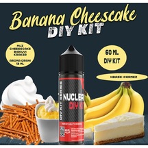 Nuclear 60 Ml Dıy Kit Banana Chesscake Gıda Aroma 12 Ml Aroma İçerir