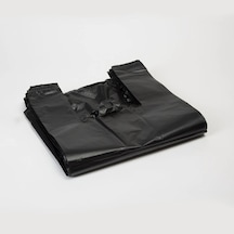 Siyah Atlet Poşet Kalın Orta Boy 1 Kg 26x49cm