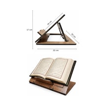 Masaüstü Ahşap Rahle Katlanabilir Rahle Tabletlik Masa Üstü Rahle Kitap Okuma Standı Ahşap Sayfa Tutucu Aparatlı